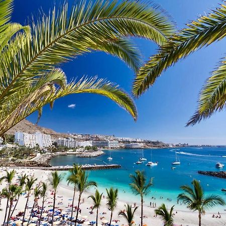 Lovely Apartment Seaview In Puerto Rico With Heated Swimming Pool, Free Wi-Fi And Free Private Parking エクステリア 写真