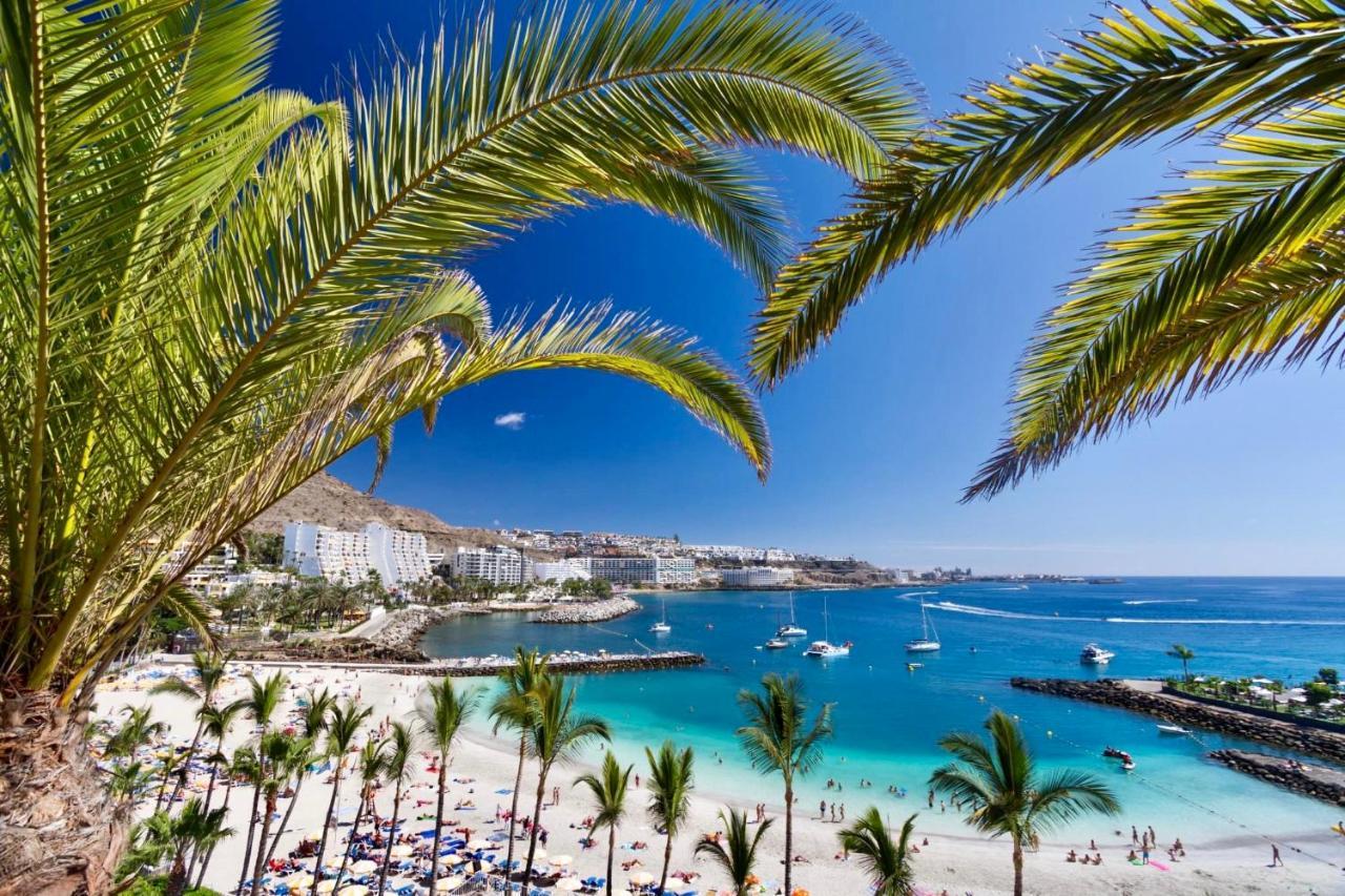 Lovely Apartment Seaview In Puerto Rico With Heated Swimming Pool, Free Wi-Fi And Free Private Parking エクステリア 写真