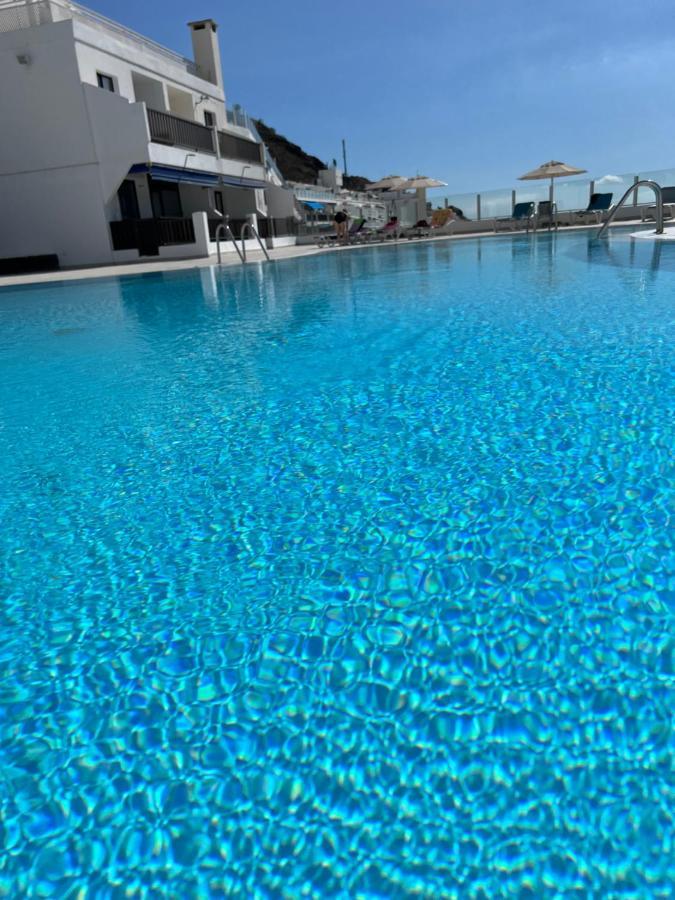 Lovely Apartment Seaview In Puerto Rico With Heated Swimming Pool, Free Wi-Fi And Free Private Parking エクステリア 写真