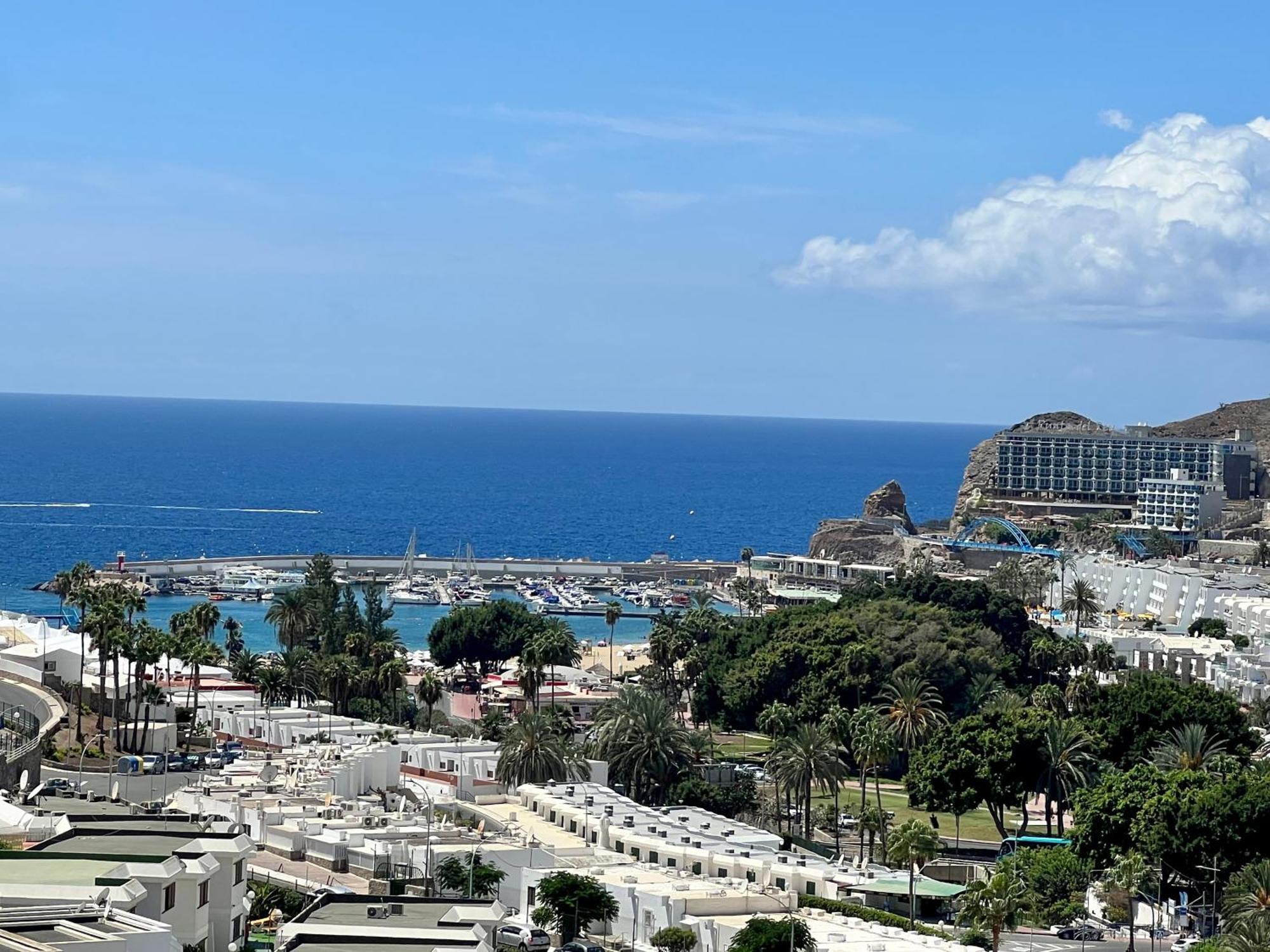 Lovely Apartment Seaview In Puerto Rico With Heated Swimming Pool, Free Wi-Fi And Free Private Parking エクステリア 写真